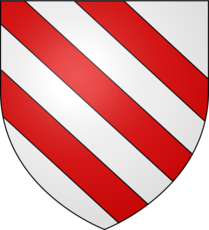 Blason héraldique de la famille Van Cotthem   Van Den Berghe